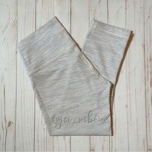 Lululemon Wunder Under Crop HR *21" Wee Are From Space Pink Bliss Vintage Mauve